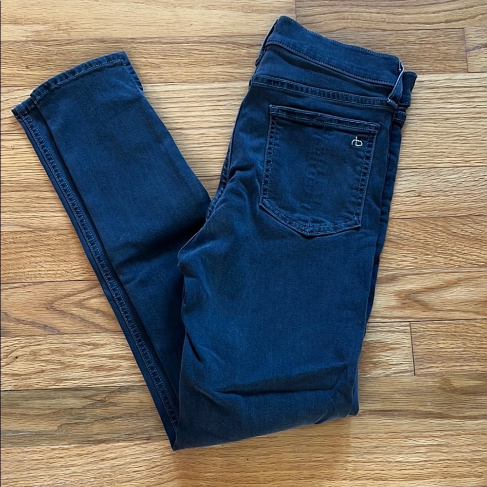 Rag & Bone High Waisted Cropped Jeans